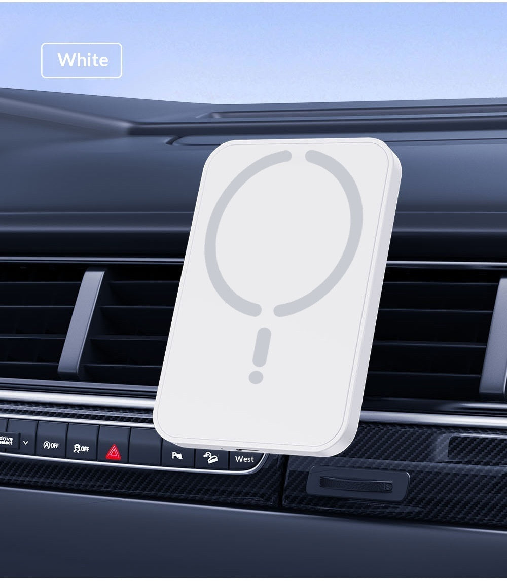 15W Magnetic Car Charger White — NEXLYNC
