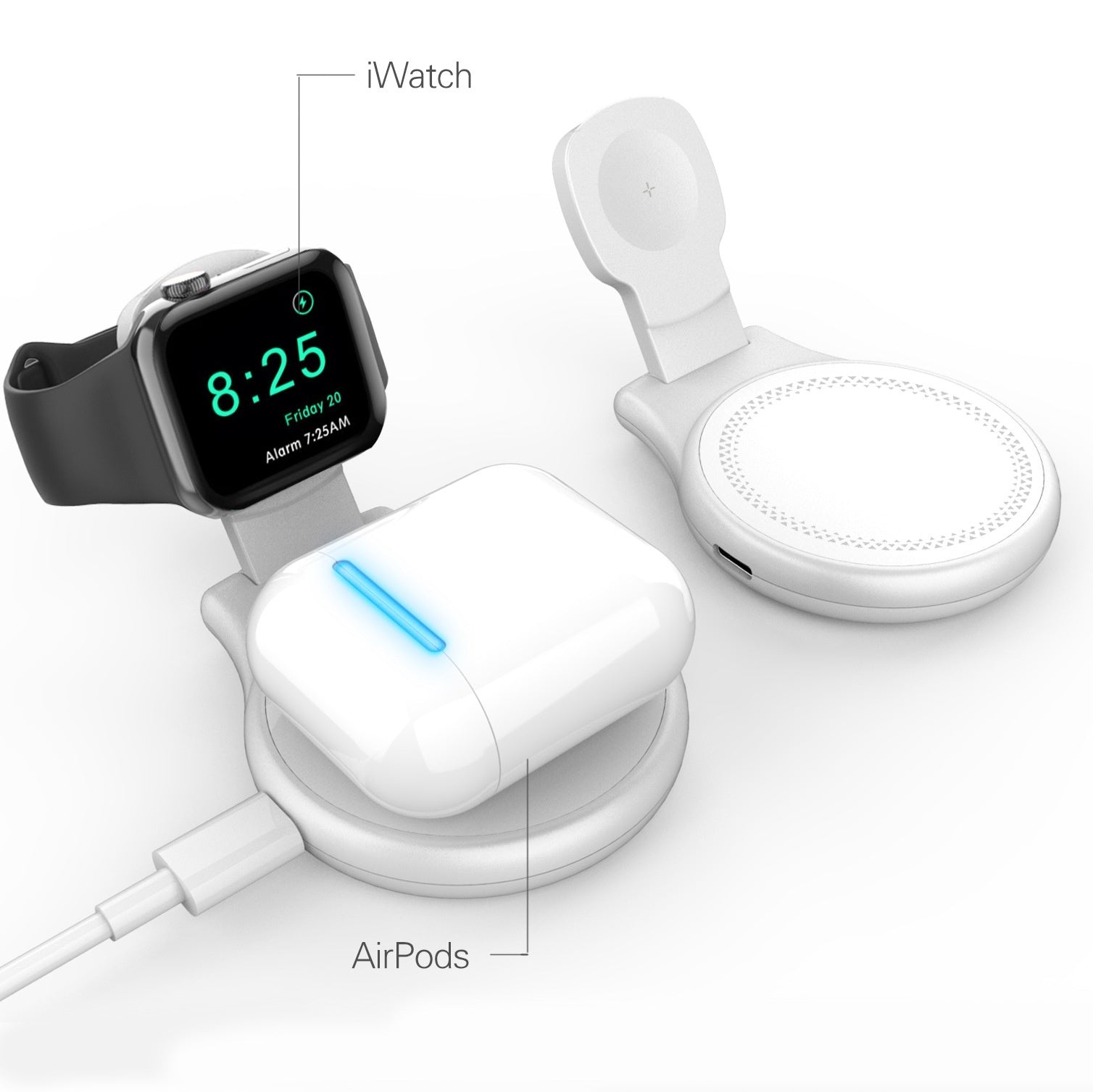 15W Wireless Charging Pad Magnetic Alignment — NEXLYNC