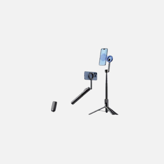 Magnetic Selfie Stick Tripod — Outdoor Phone Mount for iPhone & Android