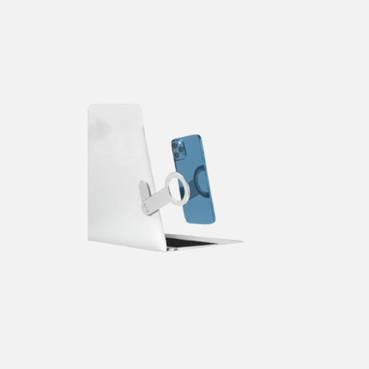 Magnetic Laptop Mount — iPhone Holder for Notebook & Monitor