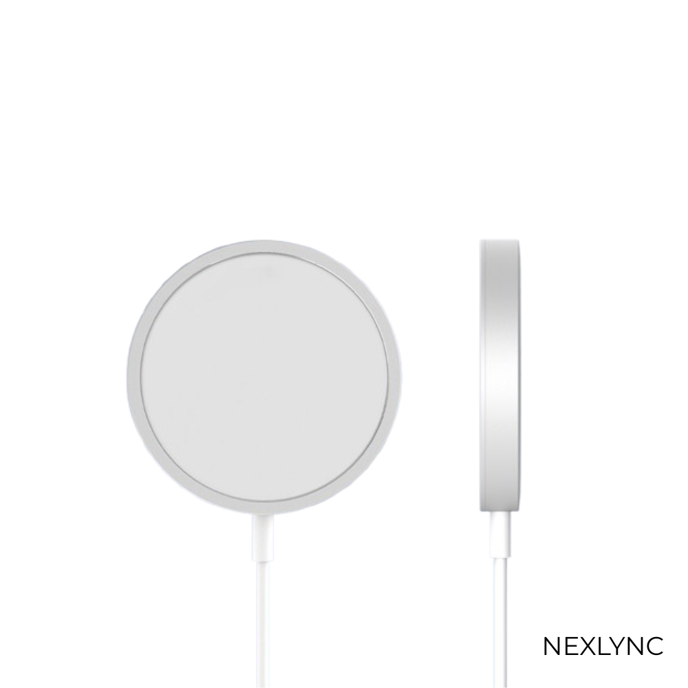 Magnetic Wireless Charger — 15W Fast Charging Pad for iPhone 12 13 14 15 (EU & US Plug)